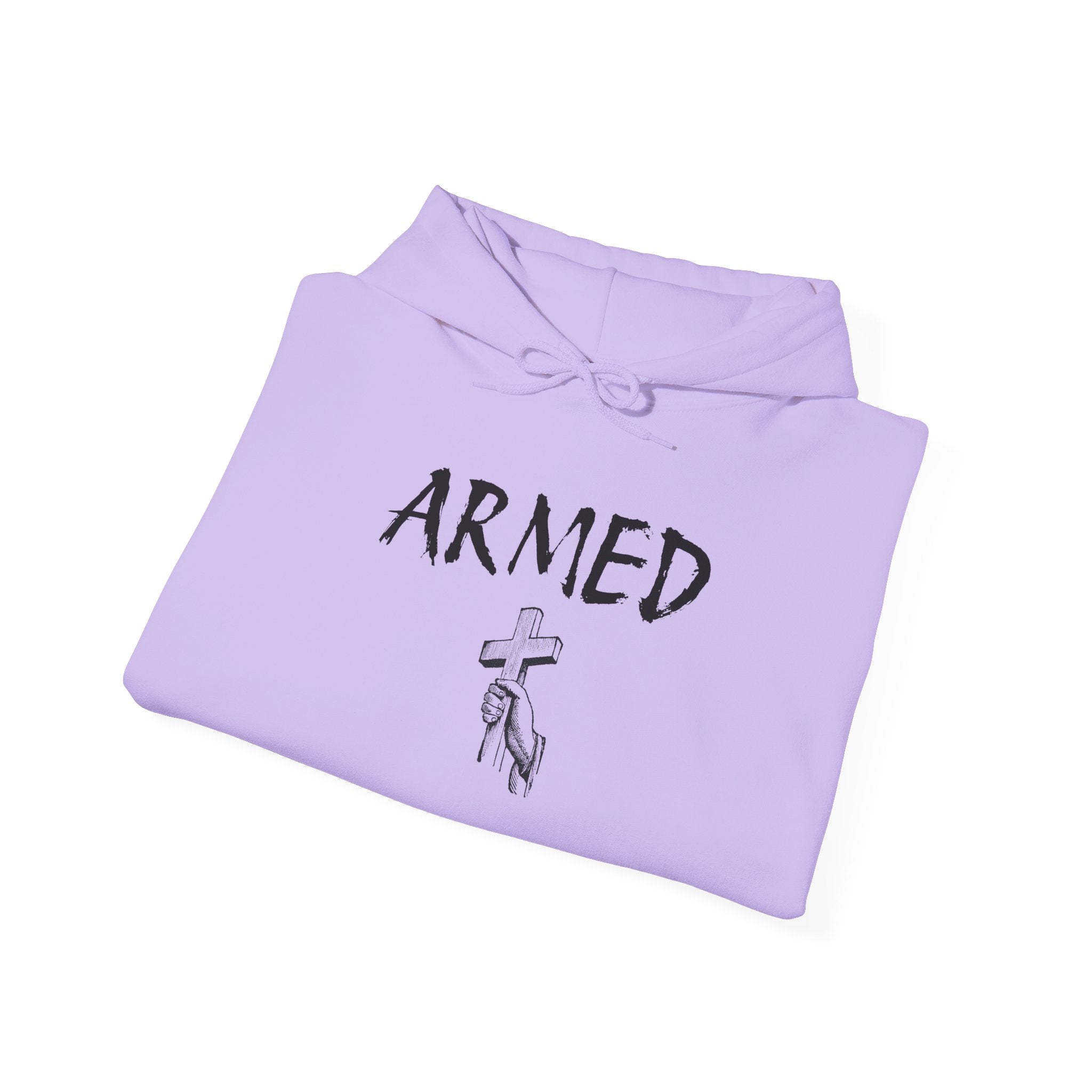 Copy of Unisex Hoodie - Armed Cross Design, Cool Streetwear, Casual Gift, Motivational Sweatshirt, Fashionable Comfort