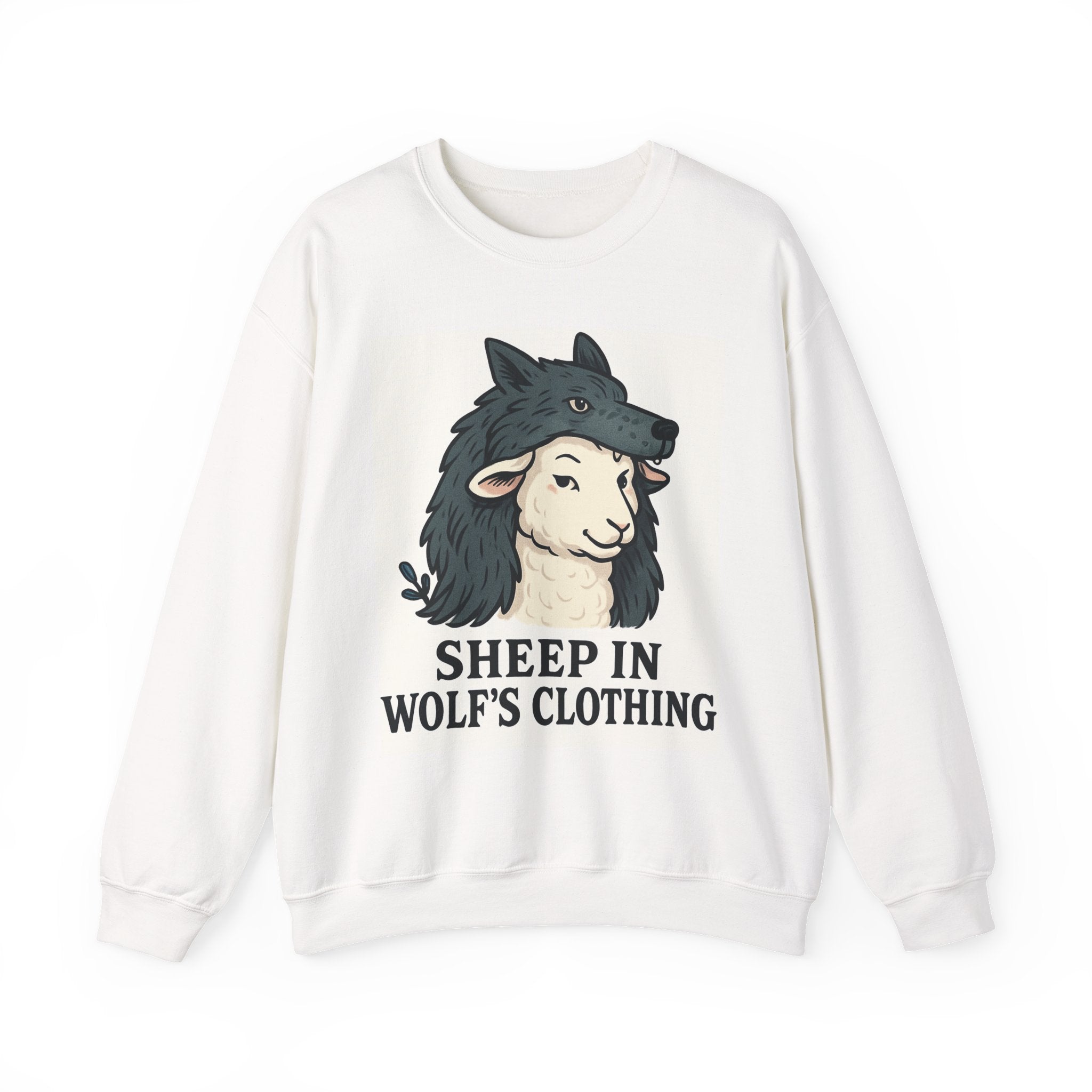 Sweatshirt — "Sheep in Wolf’s Clothing" Graphic Crewneck