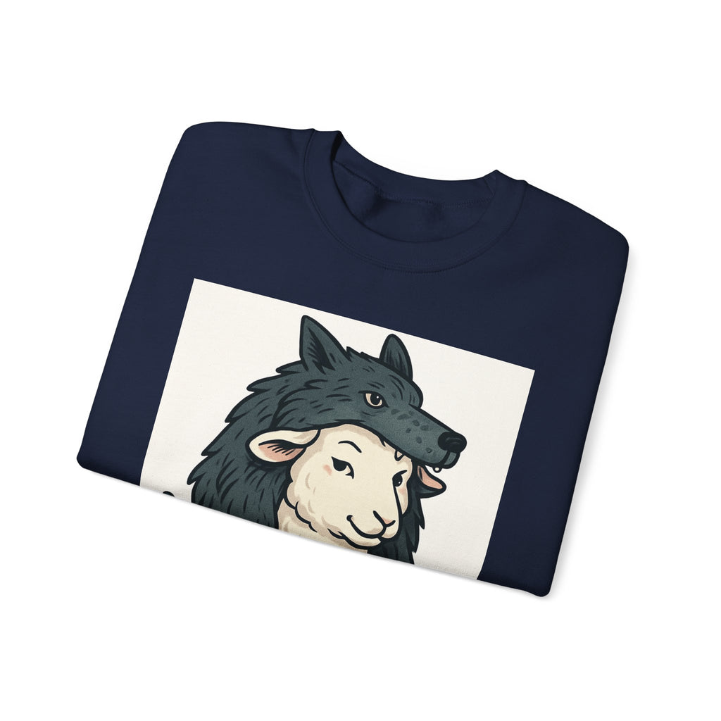 Sweatshirt — "Sheep in Wolf’s Clothing" Graphic Crewneck