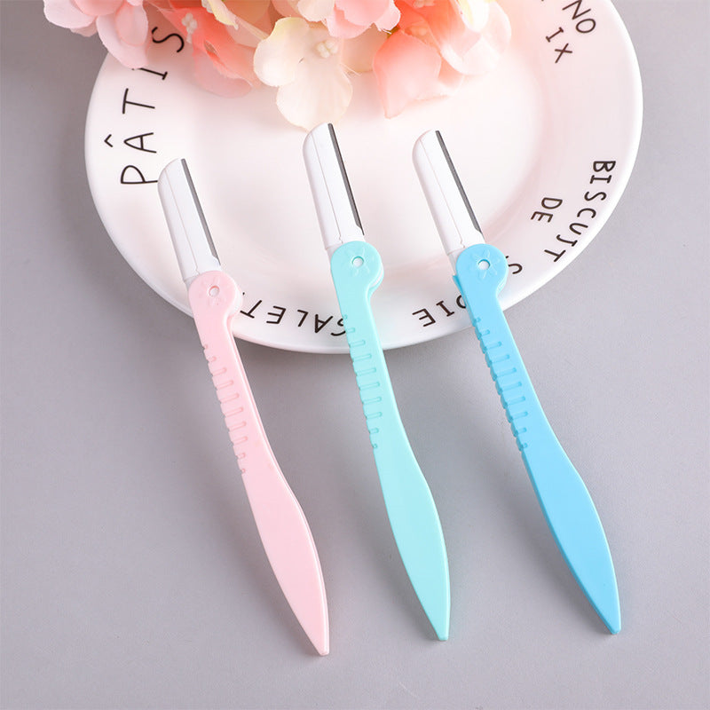 New 3 Packs Of Folding Eyebrow Trimmers, Professional Eyebrow Scraping Blades For Women