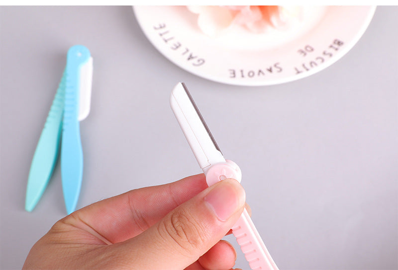 New 3 Packs Of Folding Eyebrow Trimmers, Professional Eyebrow Scraping Blades For Women