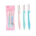 New 3 Packs Of Folding Eyebrow Trimmers, Professional Eyebrow Scraping Blades For Women