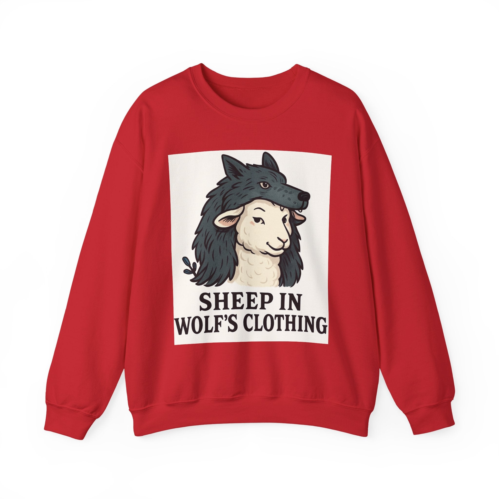 Sweatshirt — "Sheep in Wolf’s Clothing" Graphic Crewneck