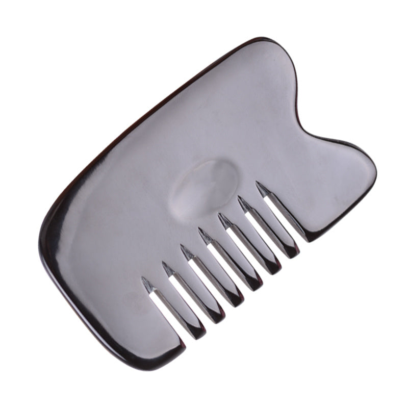 Cow Horn Scraping Comb Scalp Scalp Meridian Comb