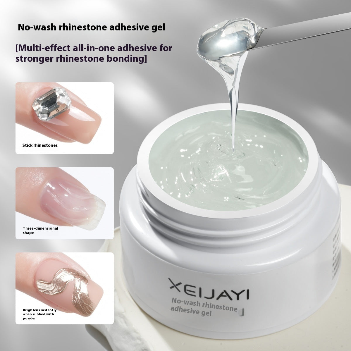 White Jar Construction Base Gel Shaping Reinforcement Construction Manicure Polish Gel