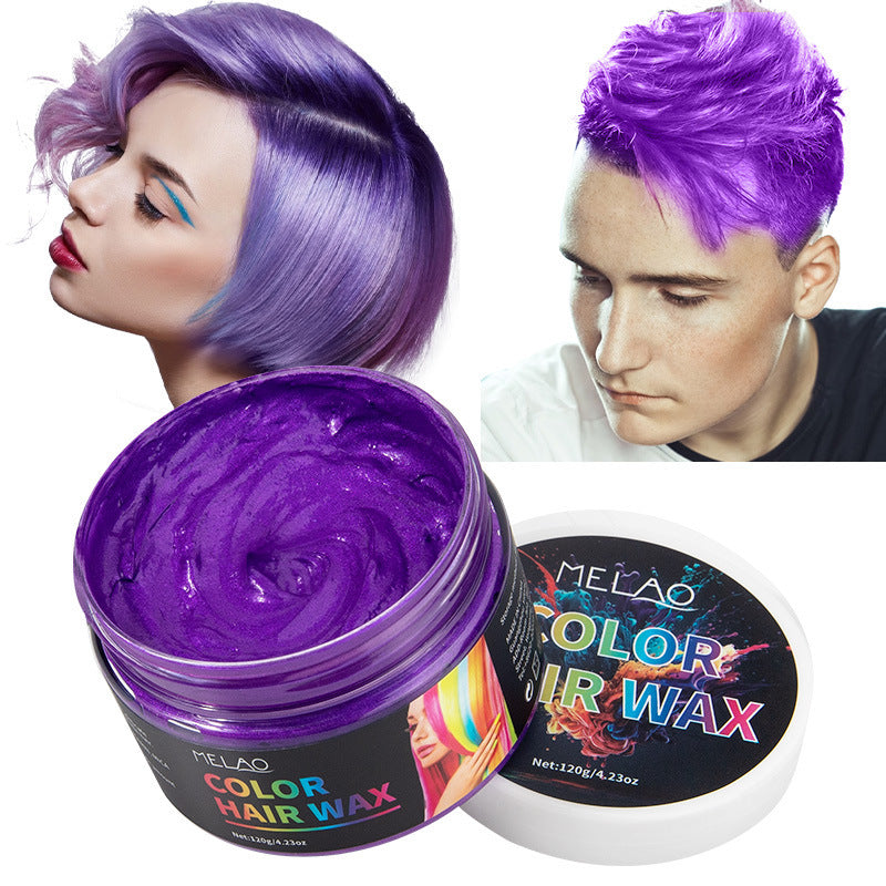 Color Pomade Long-lasting Shaping Disposable Dyeing Hair Clay