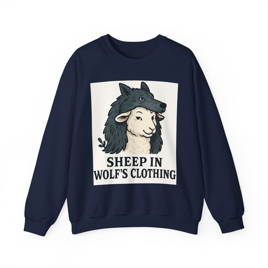 Sweatshirt — "Sheep in Wolf’s Clothing" Graphic Crewneck