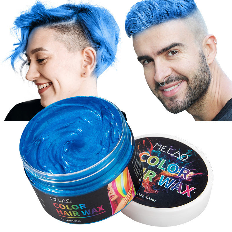 Color Pomade Long-lasting Shaping Disposable Dyeing Hair Clay