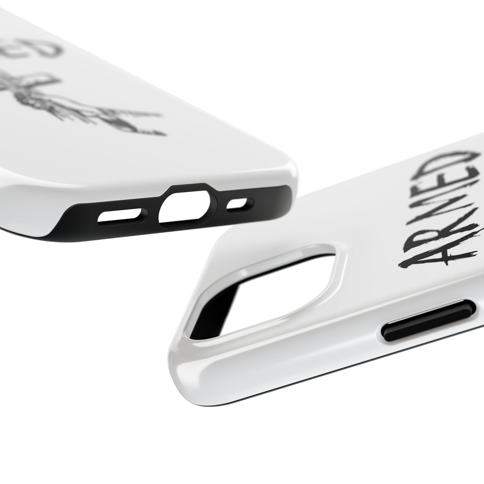 Tough Phone Case with 'Armed' Graphic, Durable Phone Cover for Protection, Christian Gift, Strong Visual Statement, Unique Phone [...]