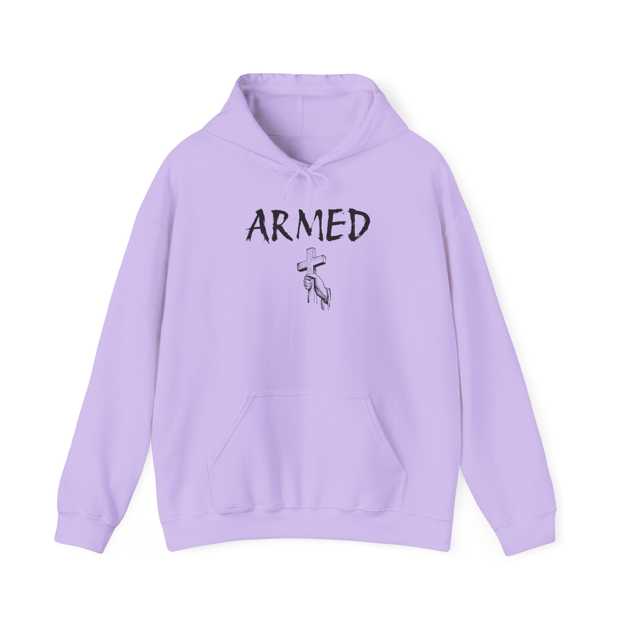 Copy of Unisex Hoodie - Armed Cross Design, Cool Streetwear, Casual Gift, Motivational Sweatshirt, Fashionable Comfort