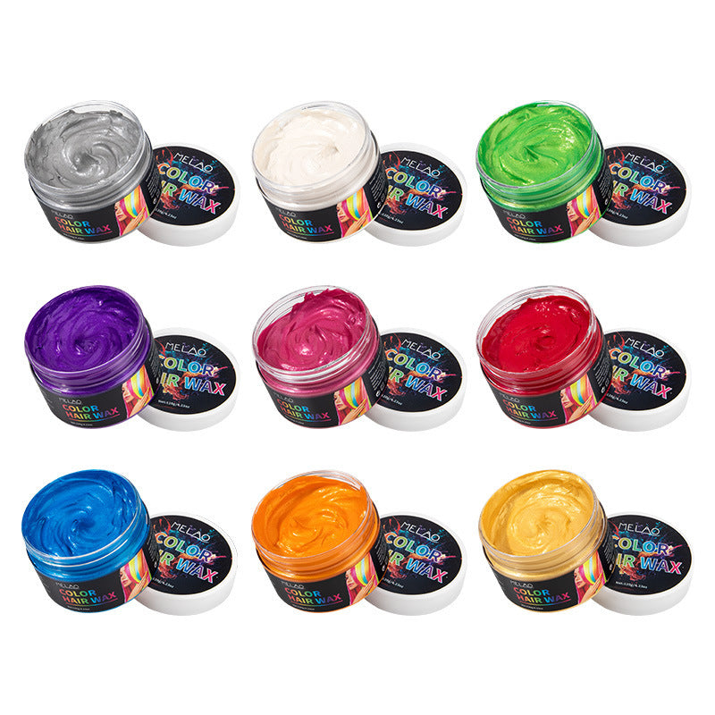 Color Pomade Long-lasting Shaping Disposable Dyeing Hair Clay